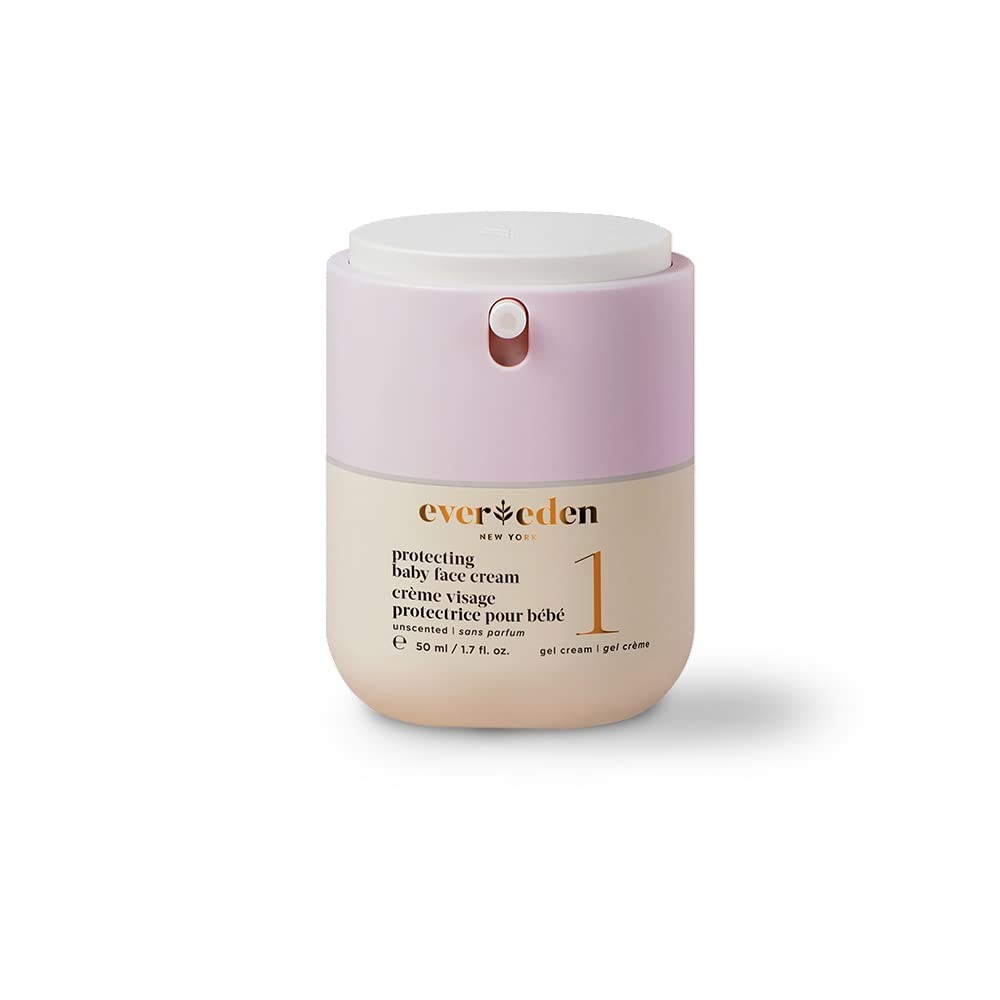 Evereden Protecting Baby Face Cream, 1.7 fl oz | No.1 Gel Cream | Clean Baby Care | Non-toxic and Fragrance Free | Clean Ingredients