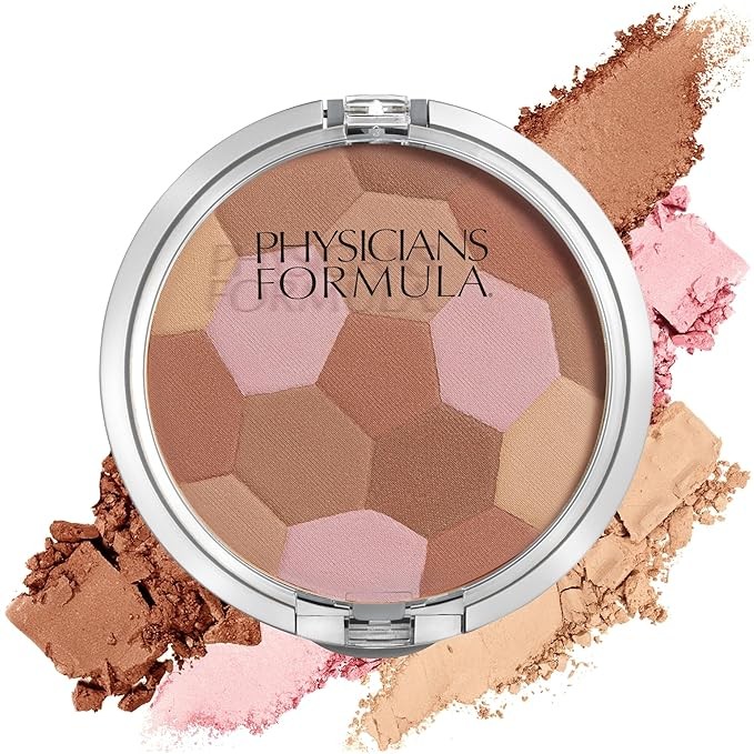Physicians Formula Powder Palette Multi-Colored Bronzer Healthy Glow Bronzer, Dermatologist Tested, Clinicially Tested